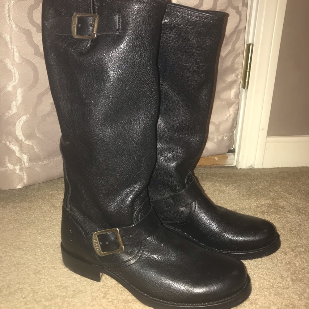 FRYE Veronica Slouch leather boots